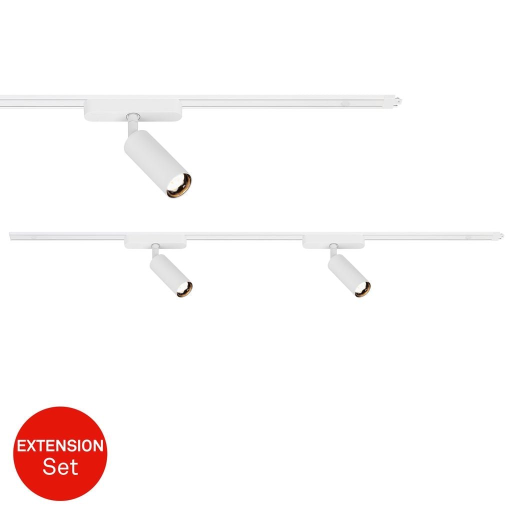 BRILO 8026026 Luxtrail lištový systém, prodlužovací sada, 2x LED spoty, bílá - BRILO