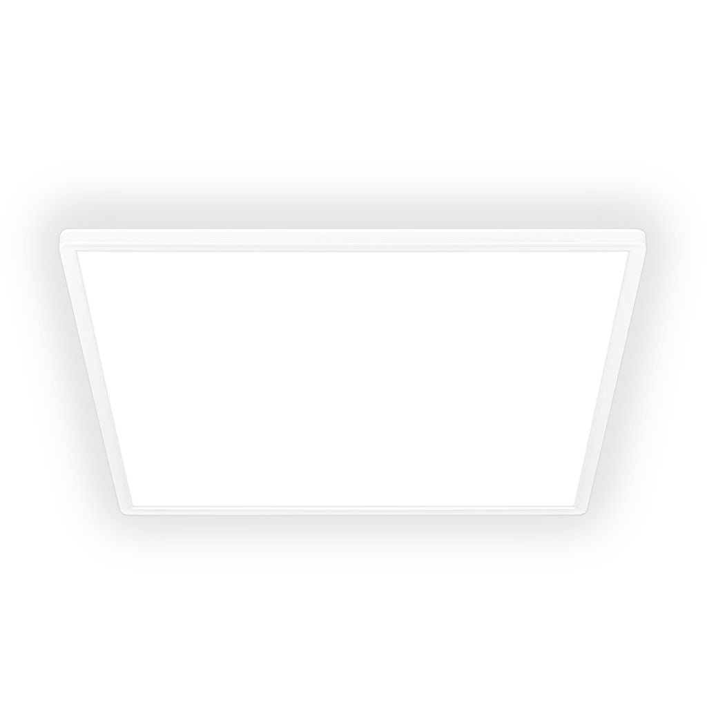 BRILO 7535416 Tava LED stropní svítidlo, ploché, přímé a nepřímé osvětlení, 6000 lm, 45 W, bílé, 56x56 cm - BRILO