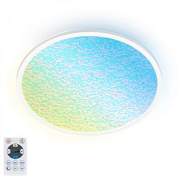 Obrázek pro produkt Bikager stropní svítidlo pr.42 cm - 22W, 3000lm, LED, dálkový ovladač, CCT, bílé - BRILO