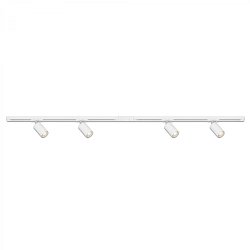 Obrázek pro produkt Startovací sada lištový systém 150cm - 2x 230V lišta 1-fázová, 4 spoty GU10, bílé - BRILO