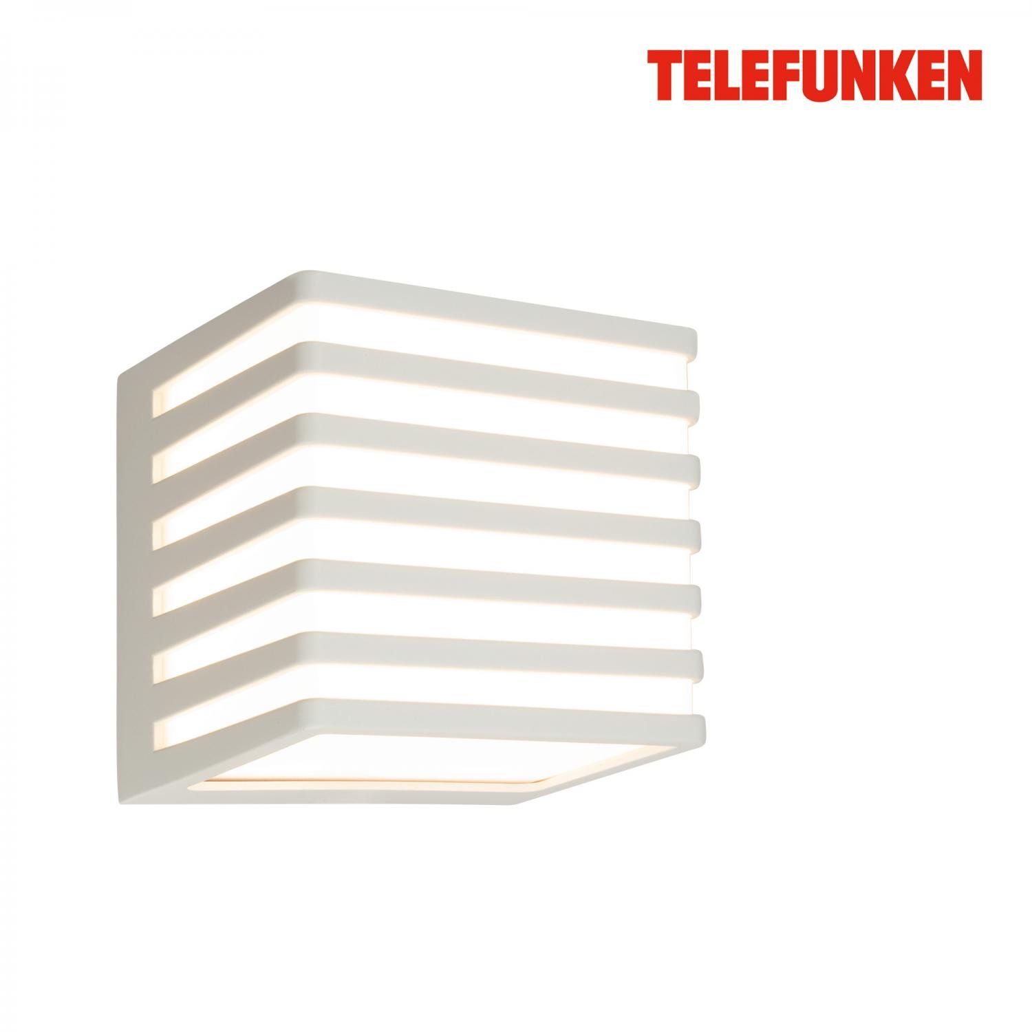 TF 321904TF TELEFUNKEN LED venkovní nástěnné svítidlo, voděodolné a prachotěsné, kostka, světlešedá - BRILONER