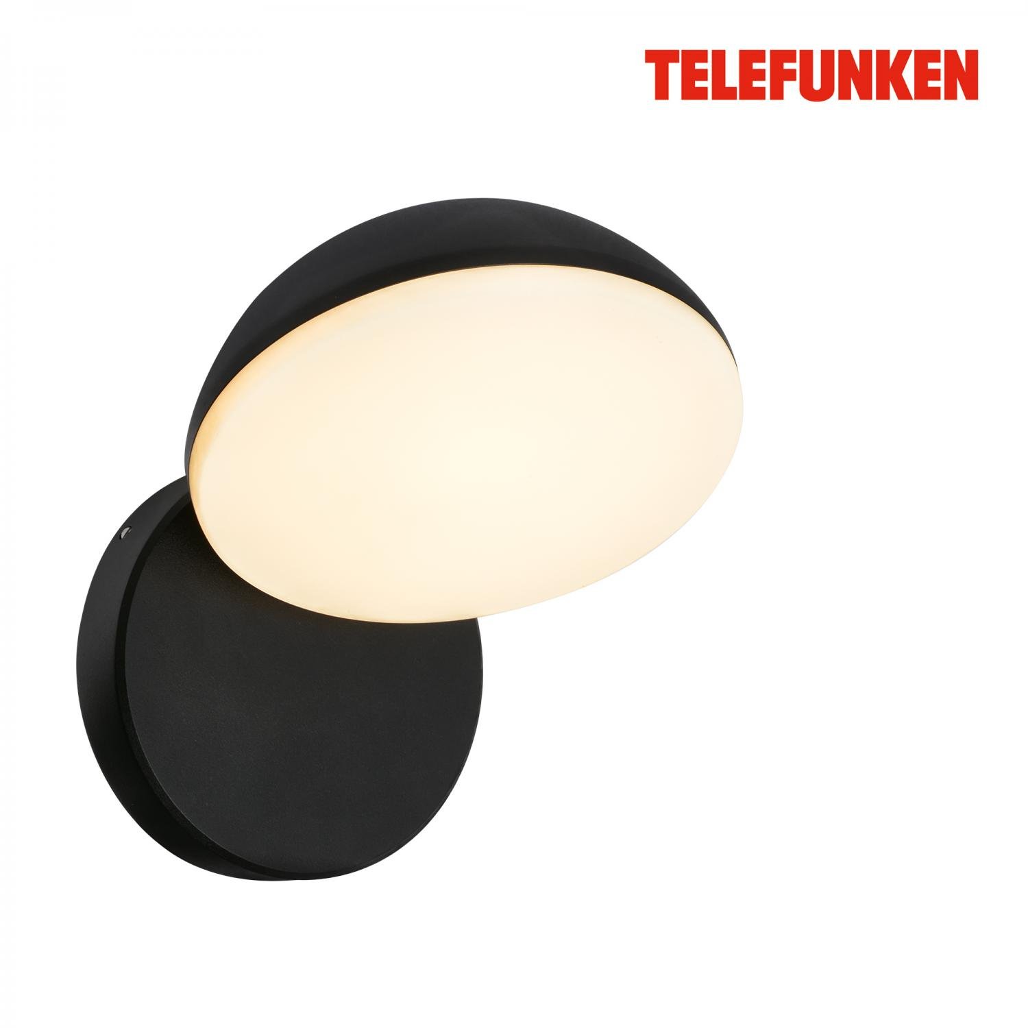 TF 323205TF TELEFUNKEN LED venkovní nástěnné svítidlo, voděodolné a prachotěsné, 1000 lm, 3.000K teplá bílá - BRILONER