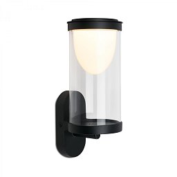 Obrázek pro produkt BRILONER LED nabíjecí nástěnné svítidlo, venkovní, dotykový vypínač, vyměnitelné baterie, vč. USB-C kabelu, stmívatelné, IP44, černé 3930015