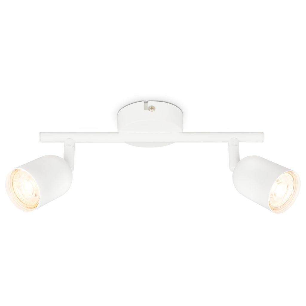BRILO 2145026 Bodové svítidlo Spot, 27,5 cm, 2x GU10, max. 9W, bílé - BRILO