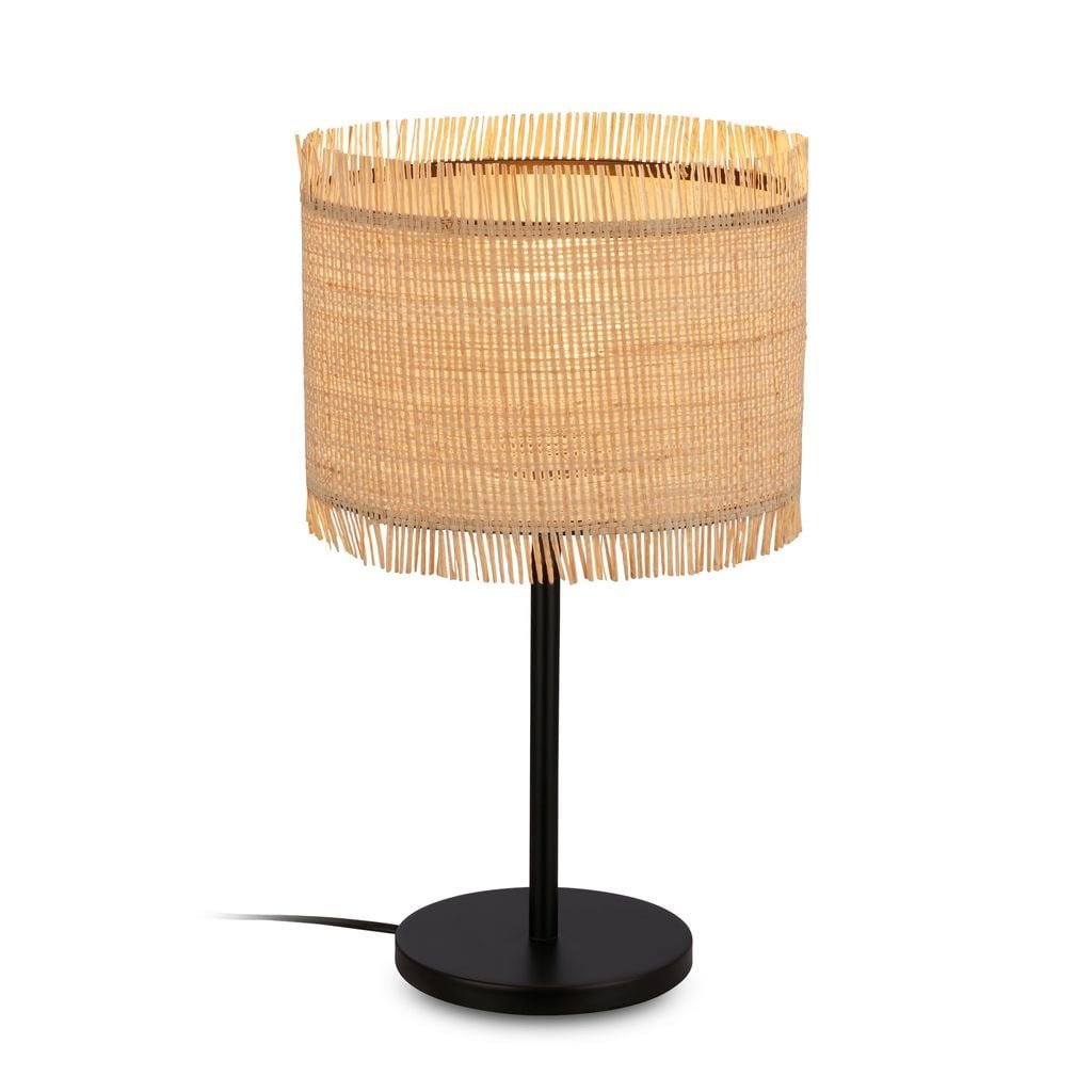 BRI 7854014 Borra stolní lampa, stínidlo ze slámy, přírodní - BRILONER