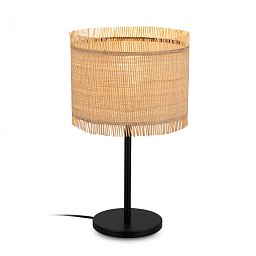 Obrázek pro produkt Borra stolní lampa, stínidlo ze slámy, přírodní - BRILONER