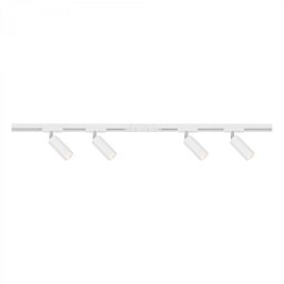Obrázek pro produkt 1-fázový lištový systém, kompletní sada, 4x LED spoty, bílá - BRILO