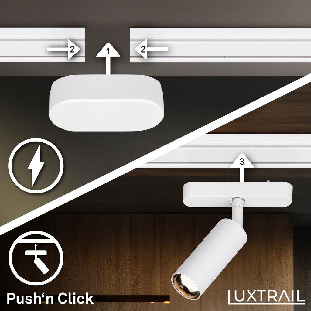 BRILO 8040046 Luxtrail lištový systém, kompletní sada, 4x LED svítidlo, bílé - BRILO (obrázek 4)