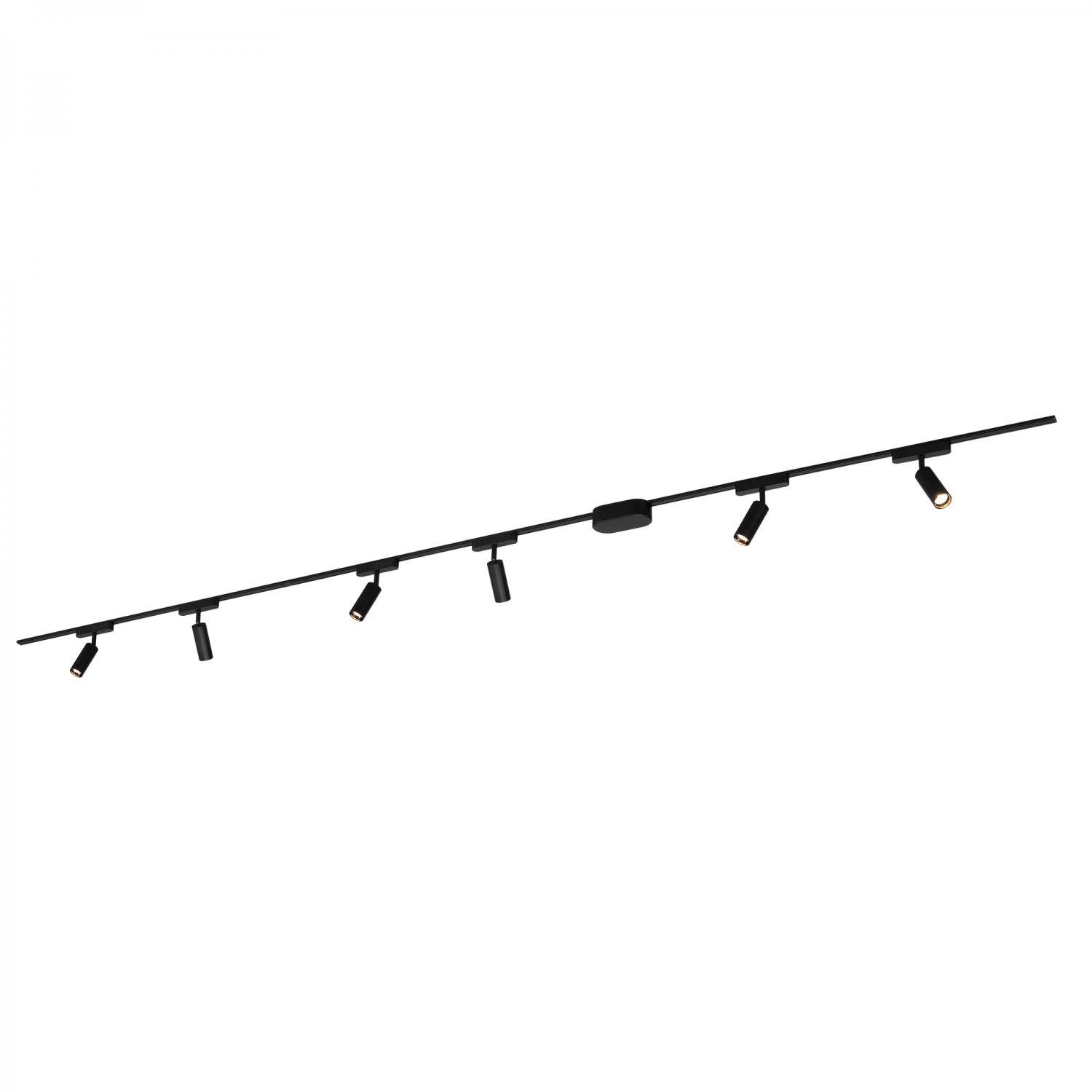 BRILO 8033065 Luxtrail lištový systém, kompletní sada, 6x LED spoty, černá - BRILO