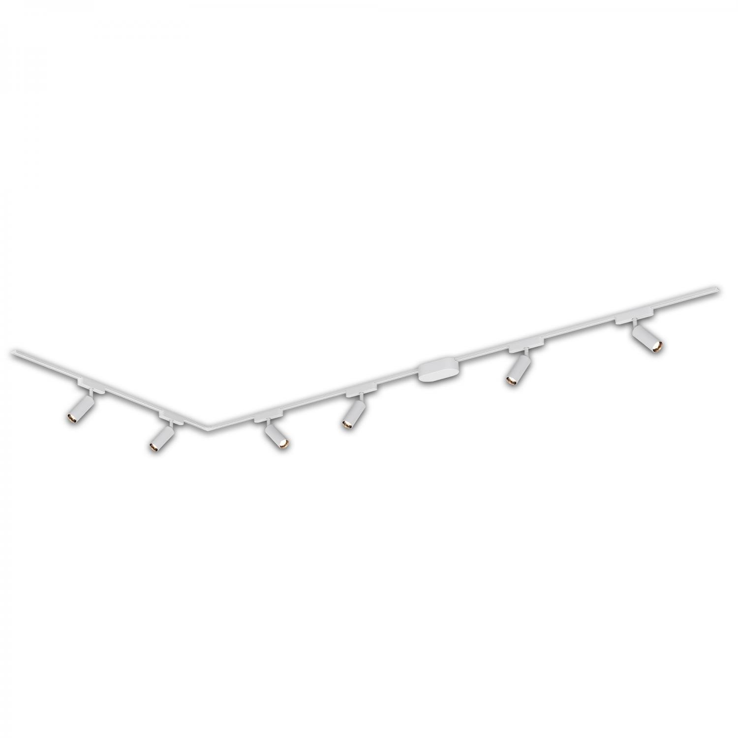 BRILO 8034066 Luxtrail lištový systém, kompletní sada, 6x LED spoty, do L, bílá - BRILO