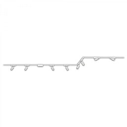 Obrázek pro produkt Luxtrail lištový systém, 6x spot, 2x track svítidlo, do U/Z, bílá - BRILO