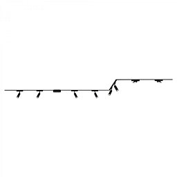 Obrázek pro produkt Luxtrail lištový systém, 6x spot, 2x track svítidlo, do U/Z, černá - BRILO