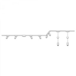 Obrázek pro produkt Luxtrail lištový systém, 6x spot, 2x závěsná svítidla, do U/Z, bílá - BRILO