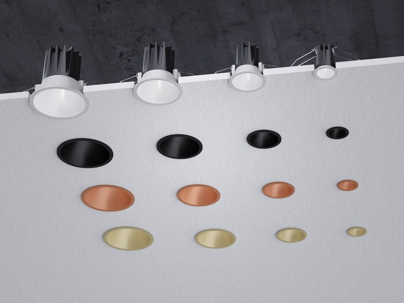 LED2 2561053DTW LED2 Zápustné svítidlo NINO S, B DALI TW/PUSH TW 5W 3000K-4000K UGR černá - LED2 Lighting (obrázek 6)