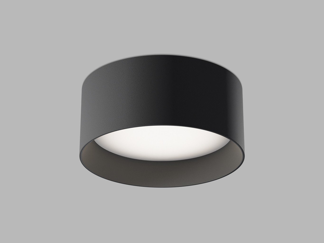 Levně LED2 1481423D LED2 Stropní svítidlo ZETA ON L, B DALI/PUSH 20W 2700K UGR černá - LED2 Lighting