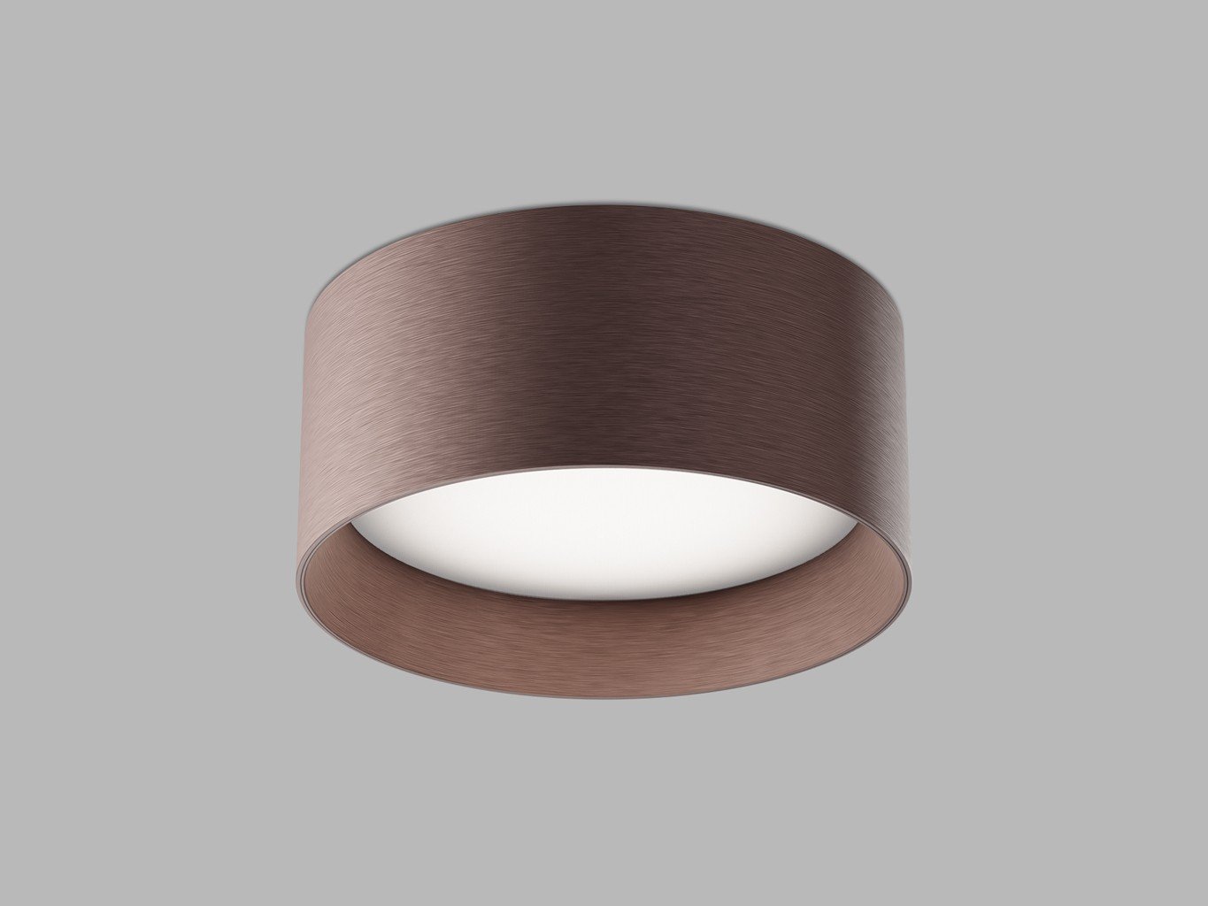 Levně LED2 1481428D LED2 Stropní svítidlo ZETA ON L, CF DALI/PUSH 20W 2700K UGR hnědá - LED2 Lighting