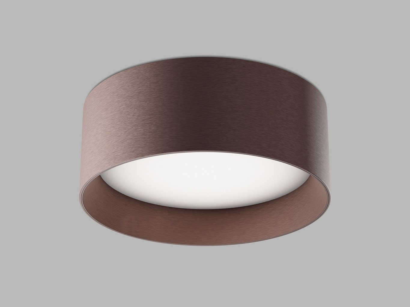 LED2 1481528D LED2 Stropní svítidlo ZETA ON XL, CF DALI/PUSH 25W 2700K UGR hnědá - LED2 Lighting
