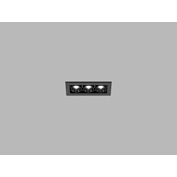 Obrázek pro produkt LED2 Zápustné svítidlo RIVA MINI 3, B DALI/PUSH 6W 2700K/3000K/4000K UGR černá - LED2 Lighting