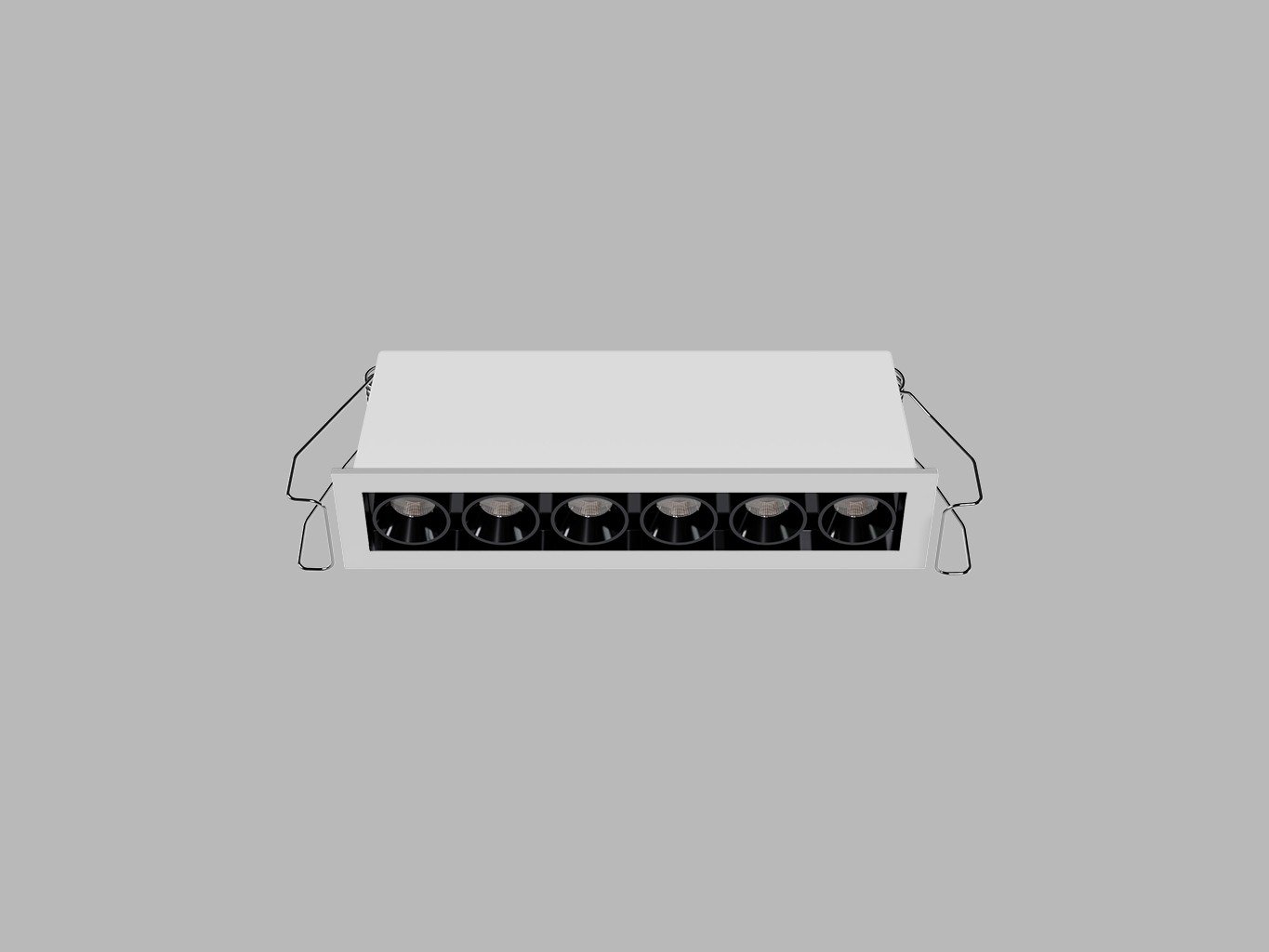 LED2 2560271DTW LED2 Zápustné svítidlo RIVA MINI 6, W DALI TW/PUSH TW 10W 2700K-4000K UGR bílá - LED2 Lighting (obrázek 4)