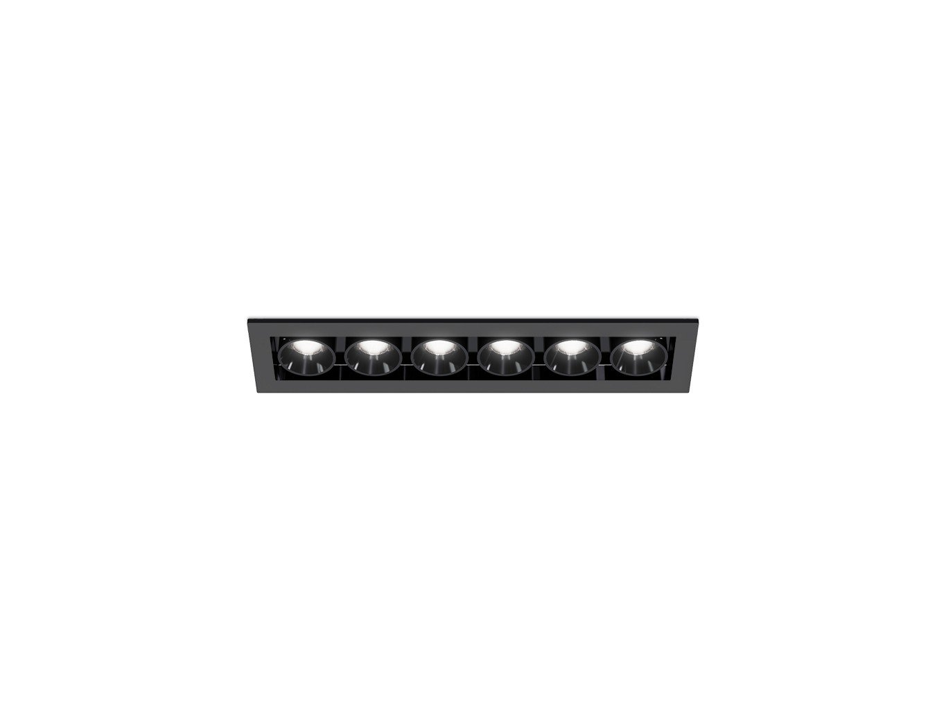 LED2 2560273D LED2 Zápustné svítidlo RIVA MINI 6, B DALI/PUSH 10W 2700K/3000K/4000K UGR černá - LED2 Lighting (obrázek 3)