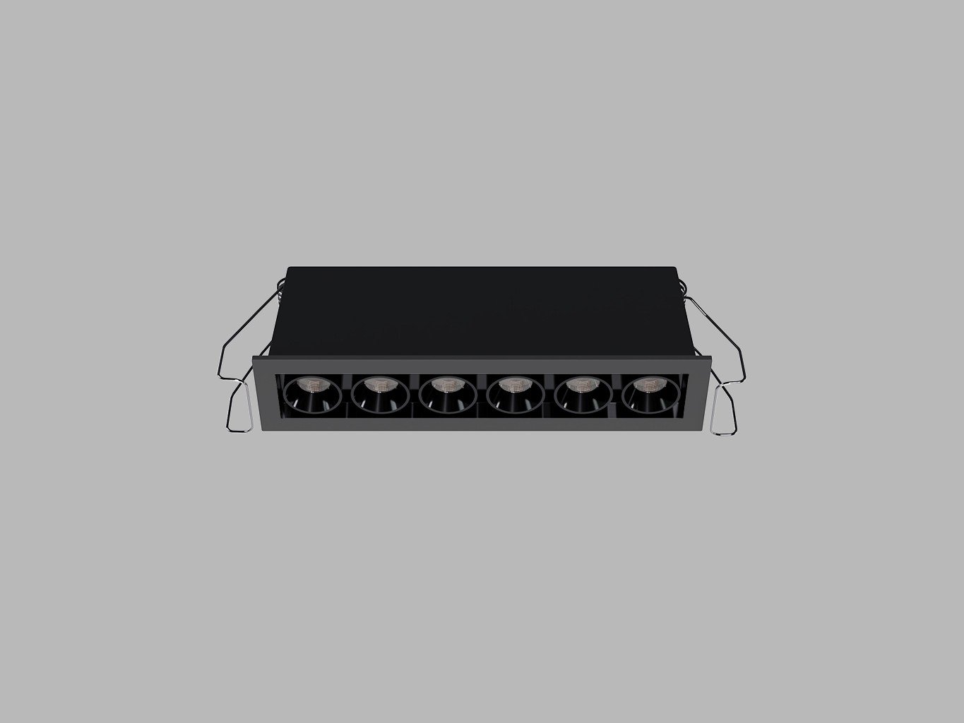 LED2 2560273D LED2 Zápustné svítidlo RIVA MINI 6, B DALI/PUSH 10W 2700K/3000K/4000K UGR černá - LED2 Lighting (obrázek 4)