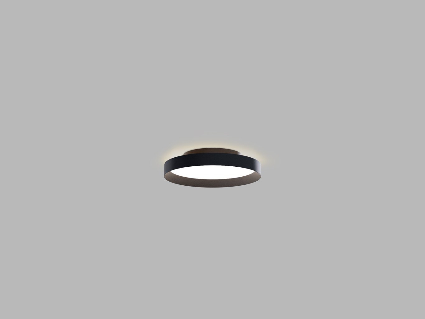 Levně LED2 1276173 LED2 Stropní svítidlo MOON 30, B 25W (20+5) 2700K/3000K/4000K černá - LED2 Lighting