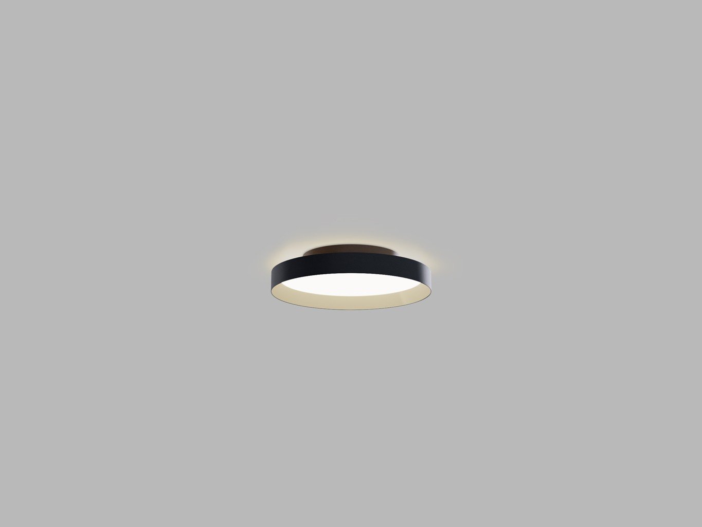 Levně LED2 12761737CSTW LED2 Stropní svítidlo MOON 30, BCH CASAMBI TW 25W (20+5) 2700K-4000K černá/šampaň - LED2 Lighting