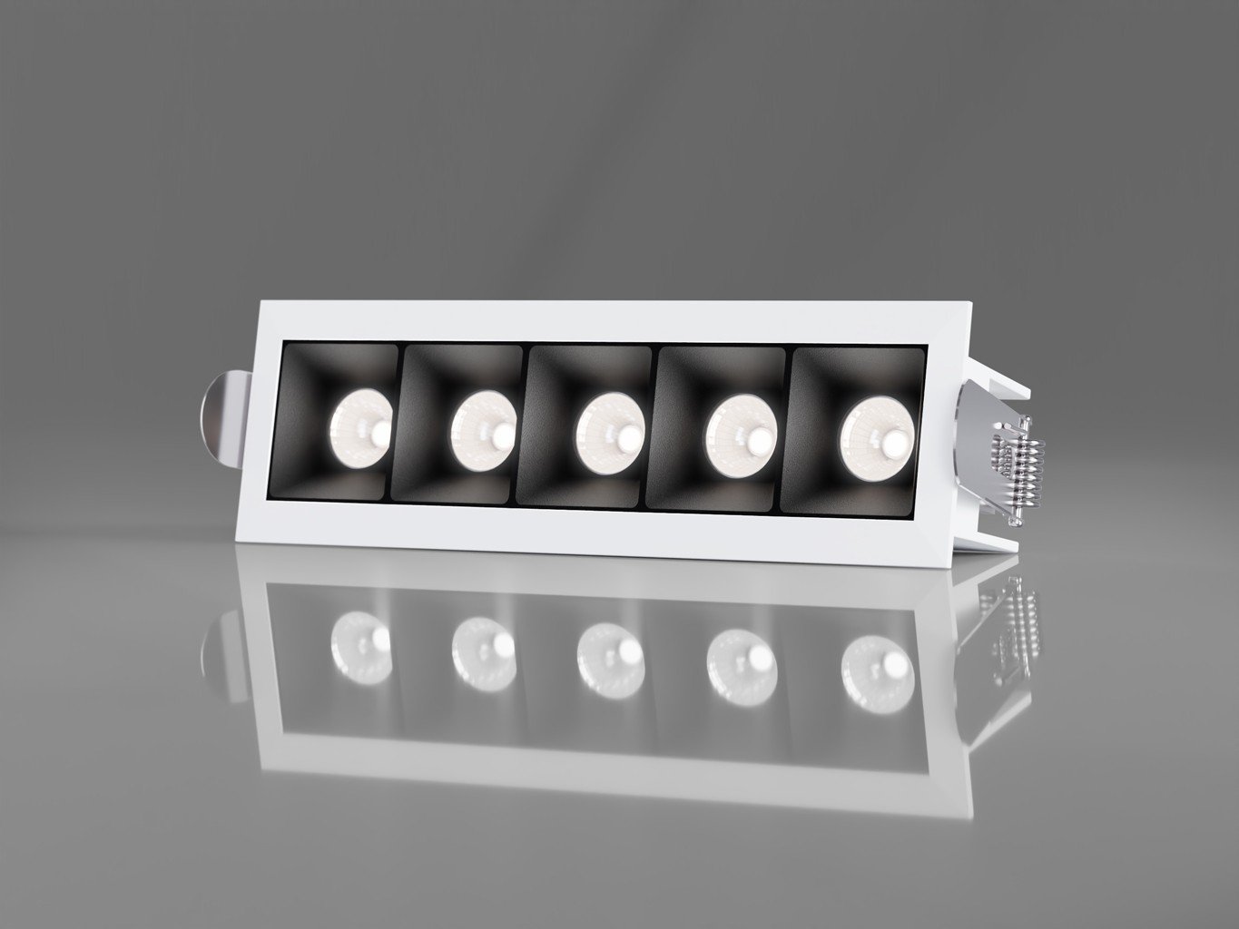 LED2 2562771DT LED2 Zápustné svítidlo LINEAR II 5, W TRIAC 10W 2700K/3000K/4000K UGR bílá - LED2 Lighting (obrázek 4)