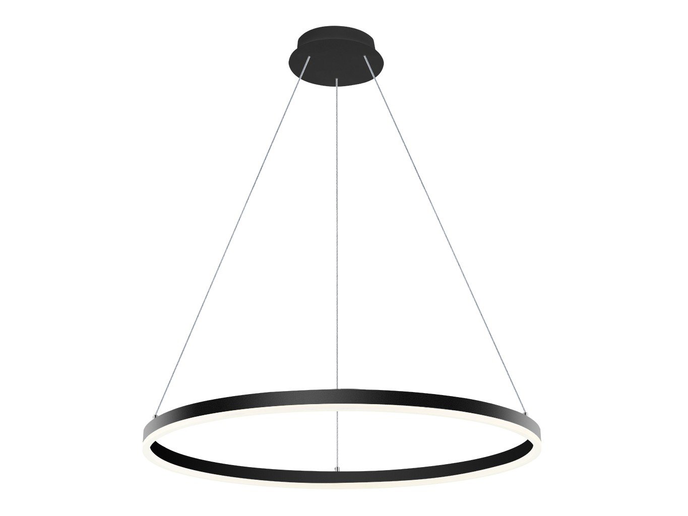LED2 3271073D LED2 Závěsné svítidlo CIRCLE 80 P-Z, B DALI/PUSH 62W 2700K/3000K/4000K černá - LED2 Lighting (obrázek 3)