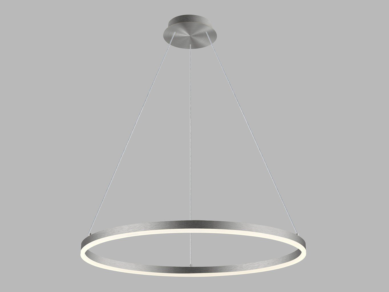 LED2 3271076D LED2 Závěsné svítidlo CIRCLE 80 P-Z, N DALI/PUSH 62W 2700K/3000K/4000K matný nikl - LED2 Lighting