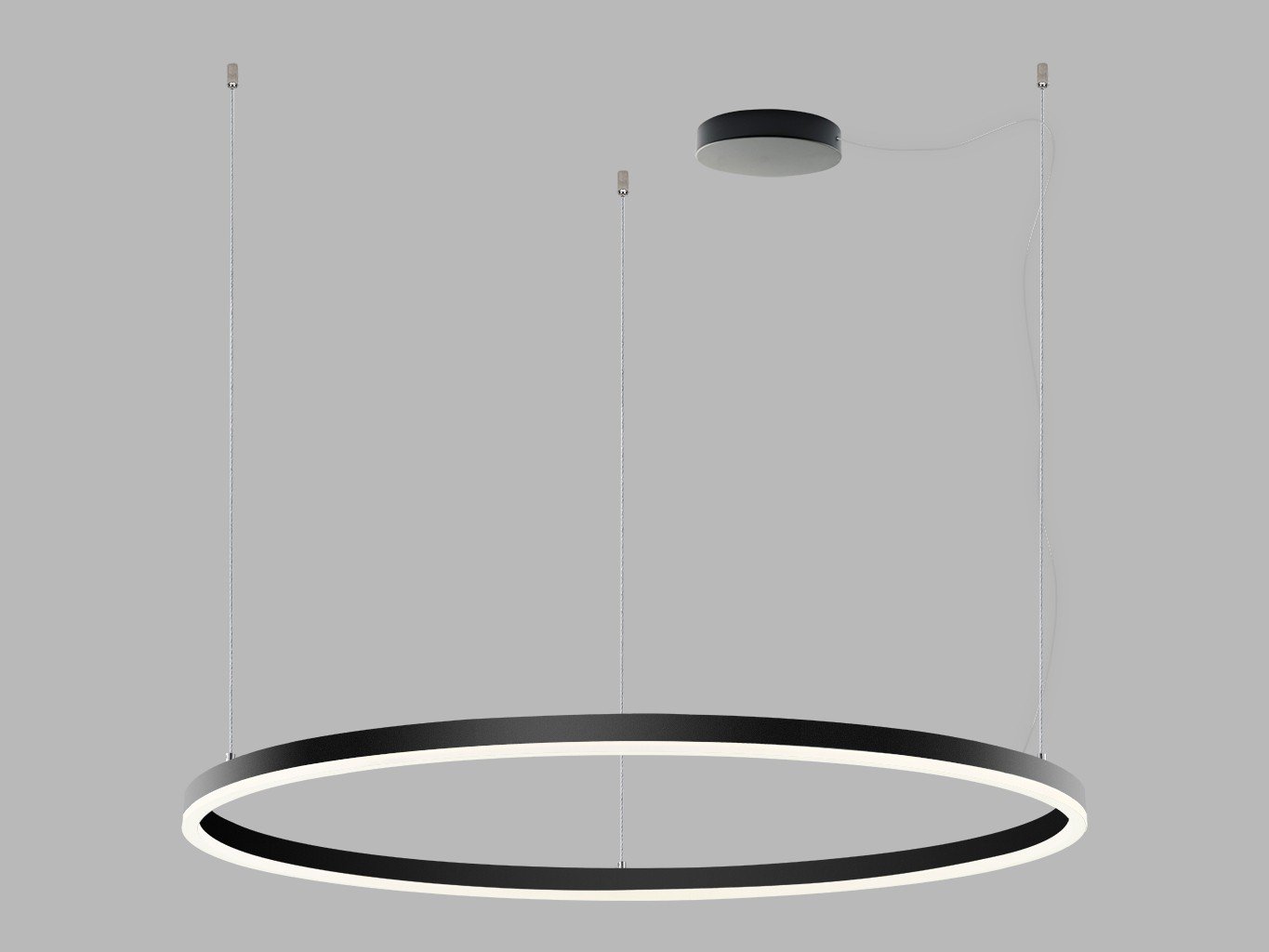Levně LED2 3273473D LED2 Závěsné svítidlo CIRCLE 100 P-Z, B DALI/PUSH 80W 2700K/3000K/4000K černá - LED2 Lighting