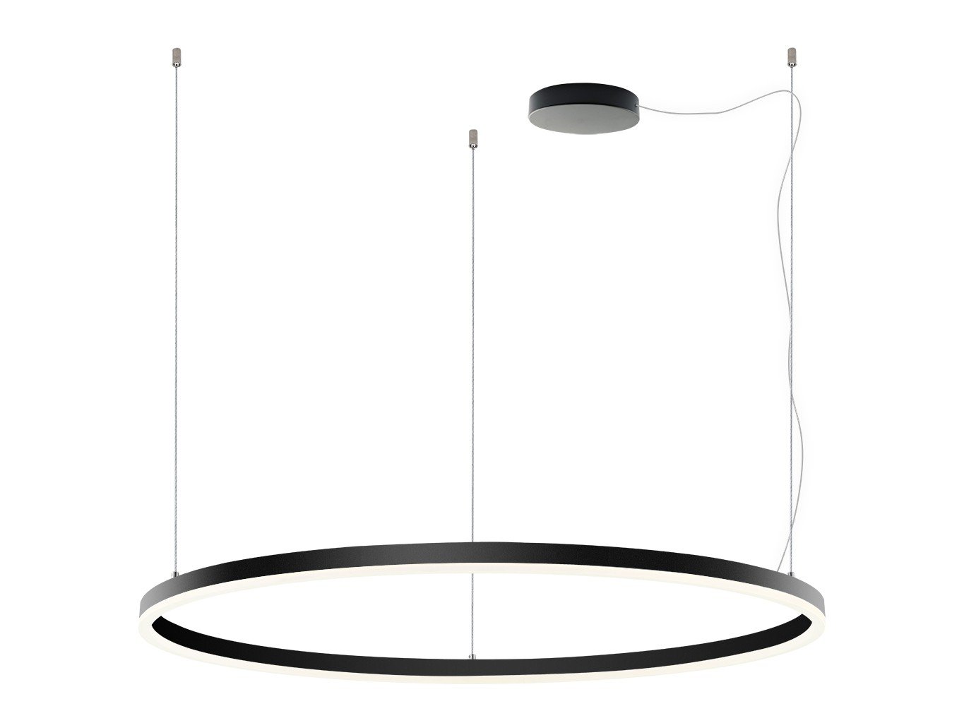 LED2 3273473ZBTW LED2 Závěsné svítidlo CIRCLE 100 P-Z, B ZIGBEE TW 80W 2700K-4000K černá - LED2 Lighting (obrázek 3)
