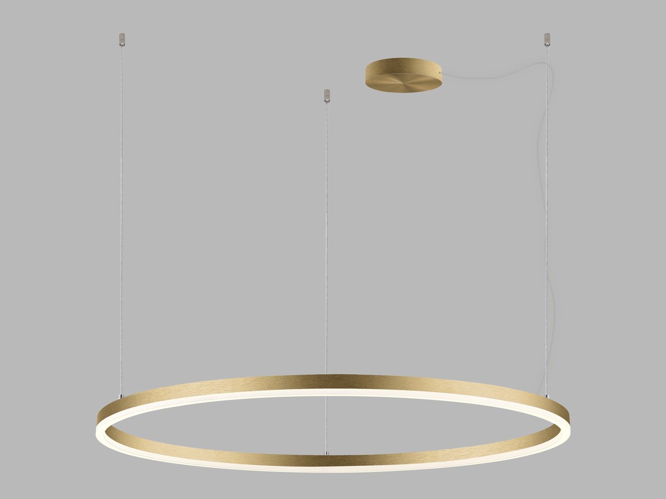 LED2 3273477DT LED2 Závěsné svítidlo CIRCLE 100 P-Z, G TRIAC 80W 2700K/3000K/4000K zlatá - LED2 Lighting