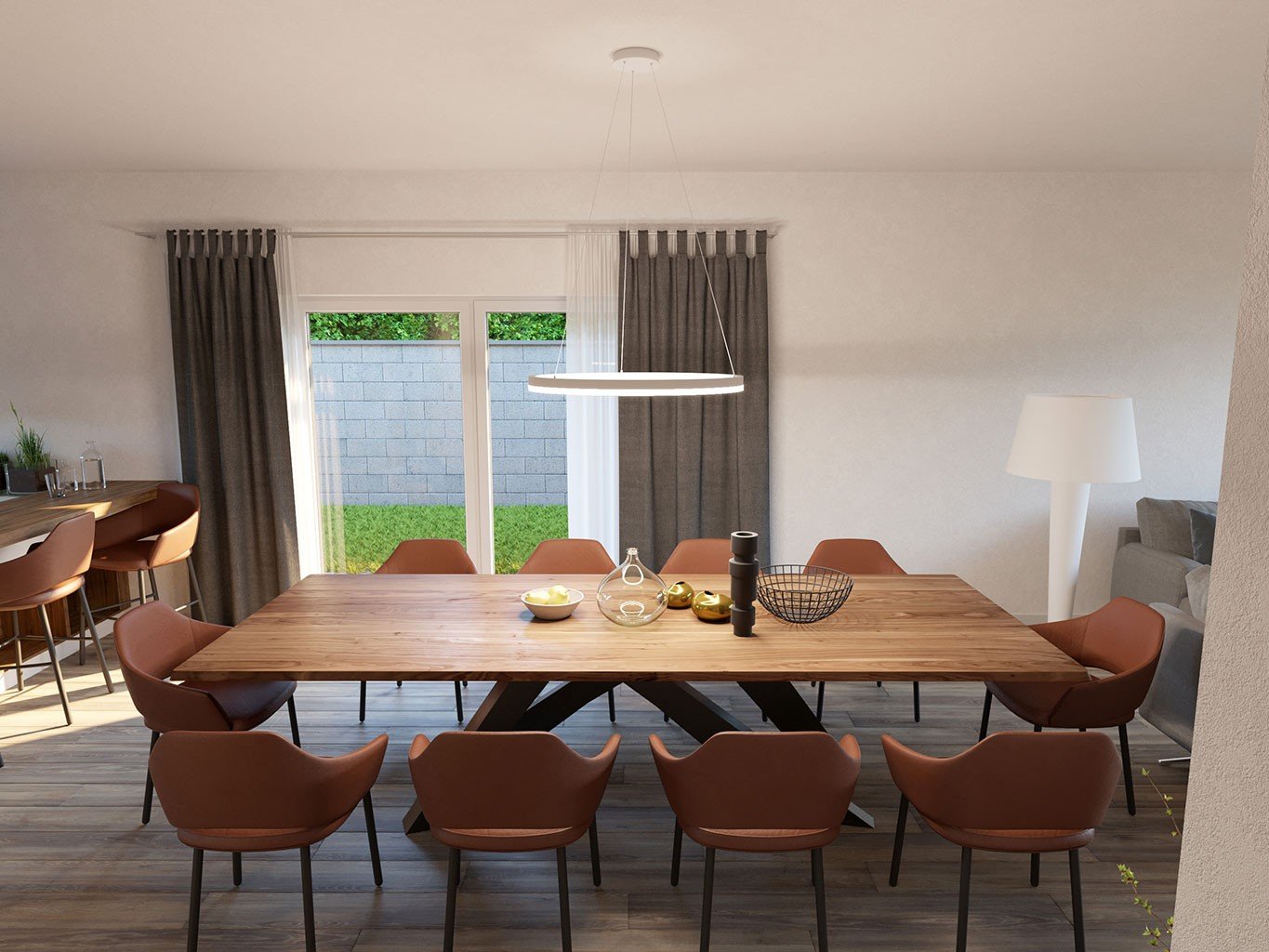 LED2 3273571D LED2 Závěsné svítidlo CIRCLE 120 P-Z, W DALI/PUSH 100W 2700K/3000K/4000K bílá - LED2 Lighting (obrázek 5)