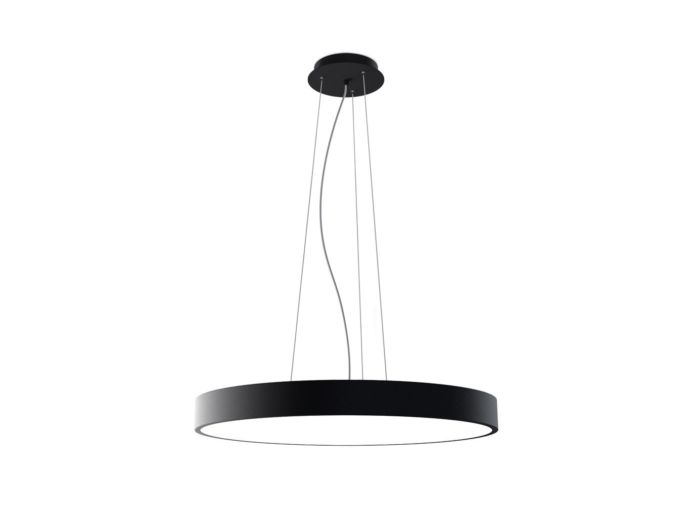 LED2 3274373 LED2 Závěsné svítidlo MONO SLIM 60 P-Z, B 60W 2700K/3000K/4000K černá - LED2 Lighting (obrázek 3)