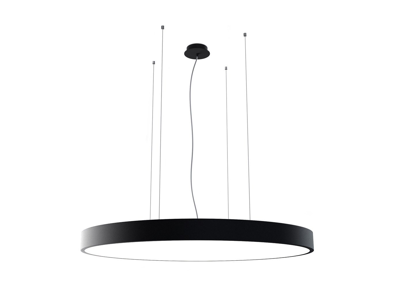 LED2 3274473DTW LED2 Závěsné svítidlo MONO SLIM 80 P-Z, B DALI TW 80W 2700K-4000K černá - LED2 Lighting (obrázek 3)