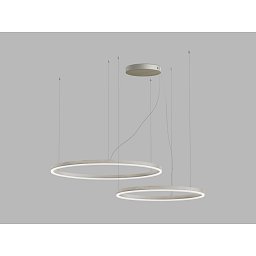 Obrázek pro produkt LED2 Závěsné svítidlo CIRCLE SET 2 P-Z, N DALI TW/PUSH TW 104W 2700K-4000K matný nikl - LED2 Lighting