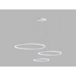 Obrázek pro produkt LED2 Závěsné svítidlo CIRCLE SET 3 P-Z, W TRIAC 136W 2700K/3000K/4000K bílá - LED2 Lighting