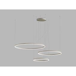 Obrázek pro produkt LED2 Závěsné svítidlo CIRCLE SET 3 P-Z, N DALI/PUSH 136W 2700K/3000K/4000K matný nikl - LED2 Lighting