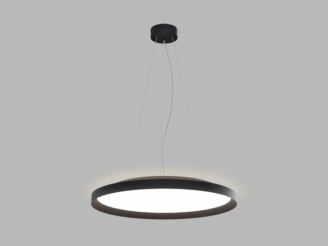 Levně LED2 3274973DTW LED2 Závěsné svítidlo MOON 60 P/N-Z, B DALI TW/PUSH TW 60W (50+10) 2700K-4000K černá - LED2 Lighting