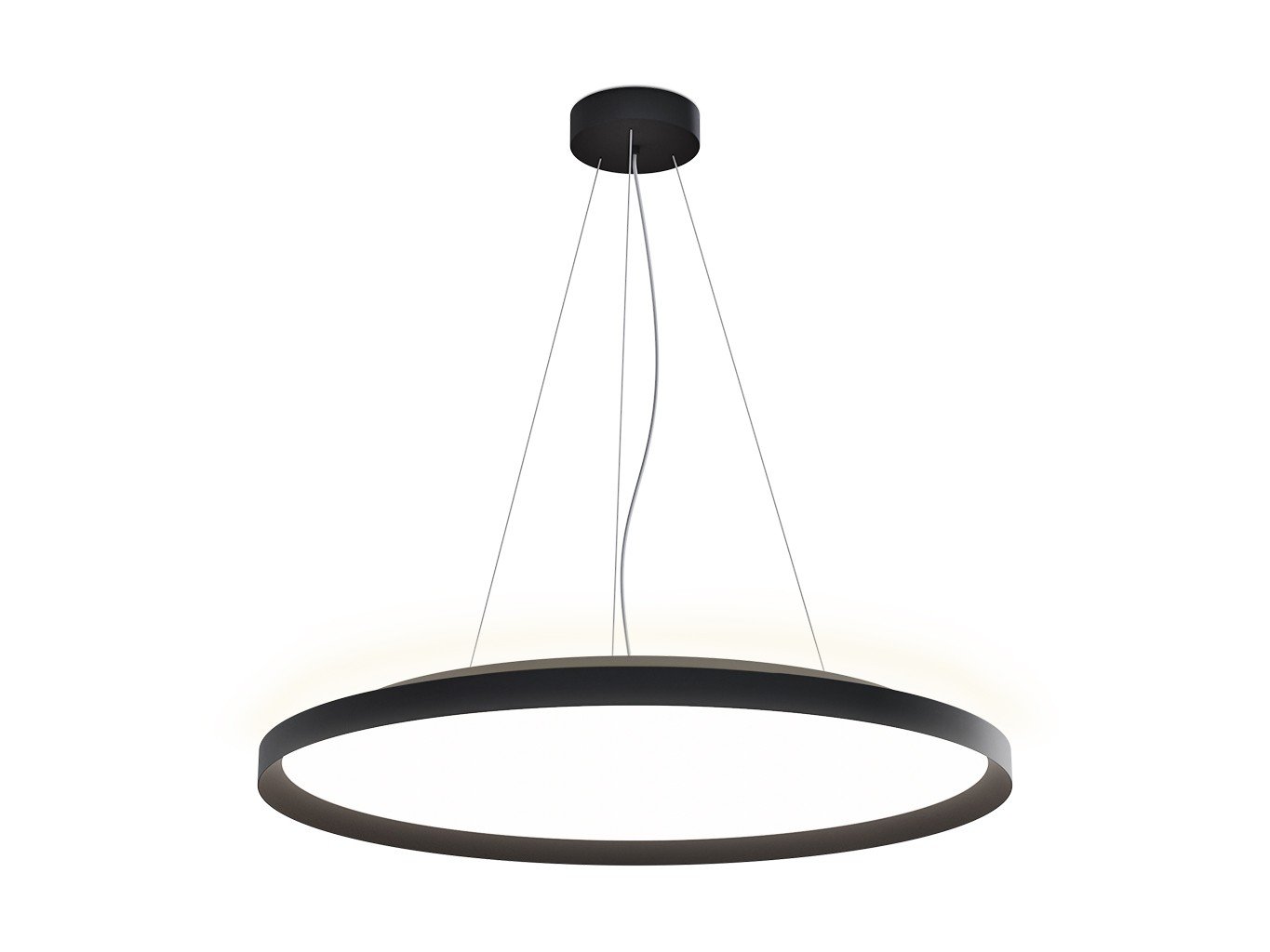 LED2 3275073DT LED2 Závěsné svítidlo MOON 80 P/N-Z, B TRIAC 88W (76+12) 2700K/3000K/4000K černá - LED2 Lighting (obrázek 3)