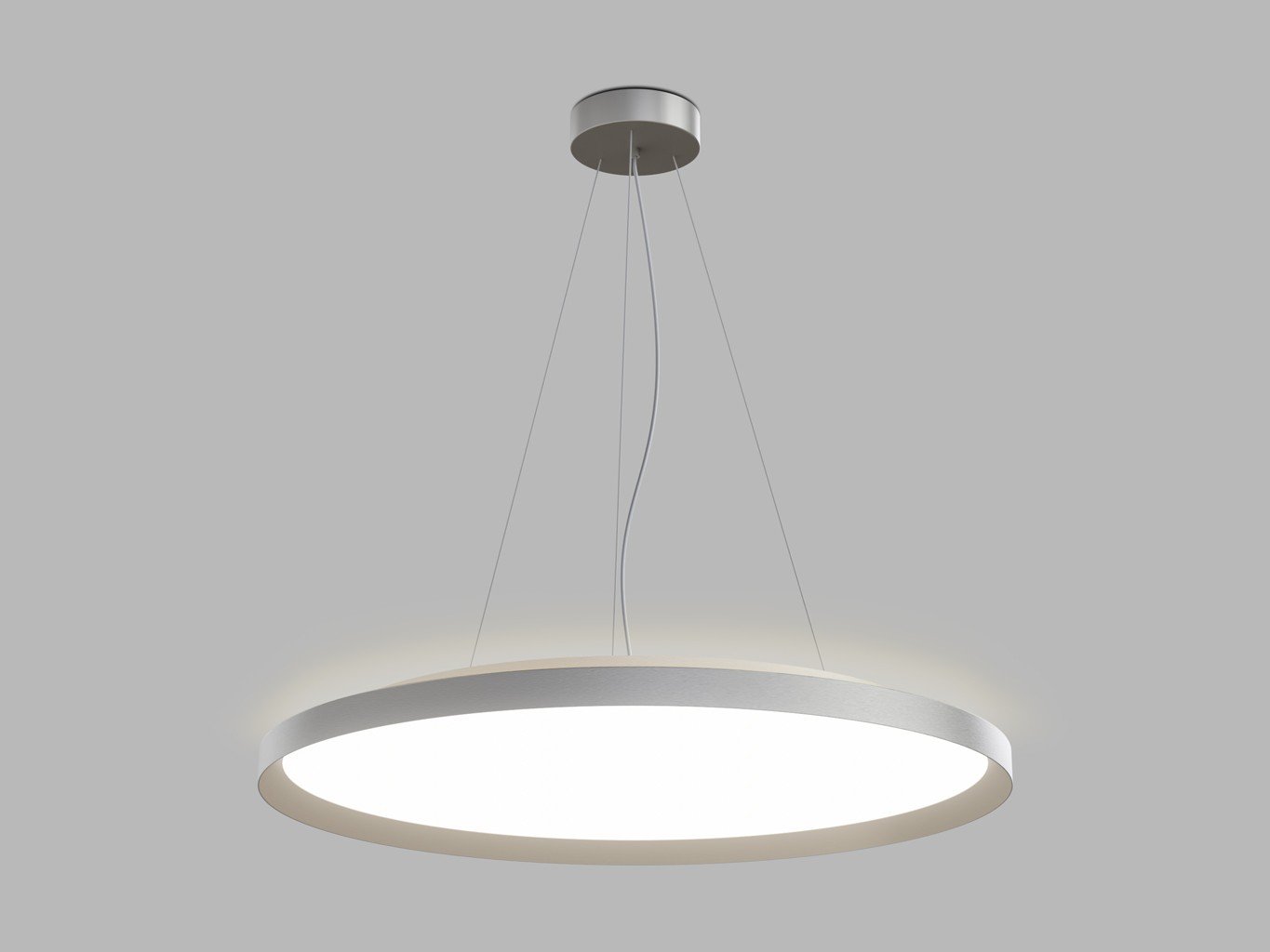 LED2 3275076CSTW LED2 Závěsné svítidlo MOON 80 P/N-Z, N CASAMBI TW 88W (76+12) 2700K-4000K matný nikl - LED2 Lighting