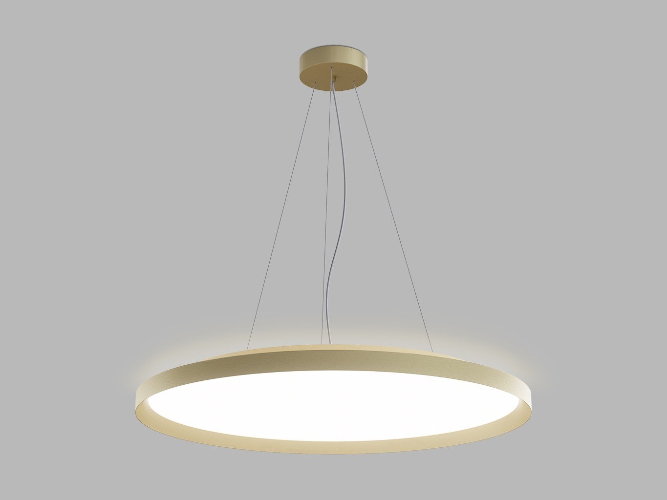 LED2 3275077D LED2 Závěsné svítidlo MOON 80 P/N-Z, G DALI/PUSH 88W (76+12) 2700K/3000K/4000K zlatá - LED2 Lighting