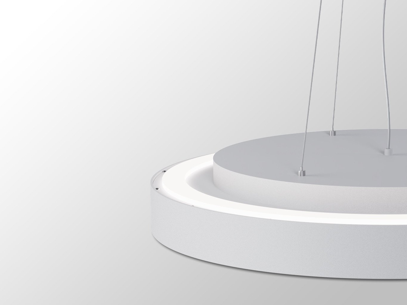 LED2 3275571DTW LED2 Závěsné svítidlo RINGO II 40 P/N-Z, W DALI TW/PUSH TW 32+8W 2700K - 4000K bílá - LED2 Lighting (obrázek 4)