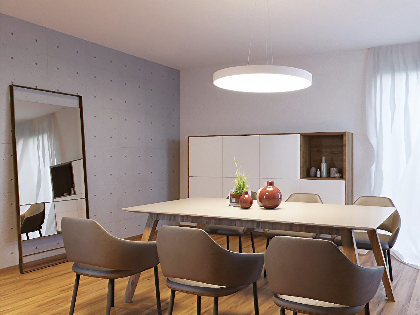 LED2 3275573DTW LED2 Závěsné svítidlo RINGO II 40 P/N-Z, B DALI TW/PUSH TW 32+8W 2700K-4000K černá - LED2 Lighting (obrázek 6)