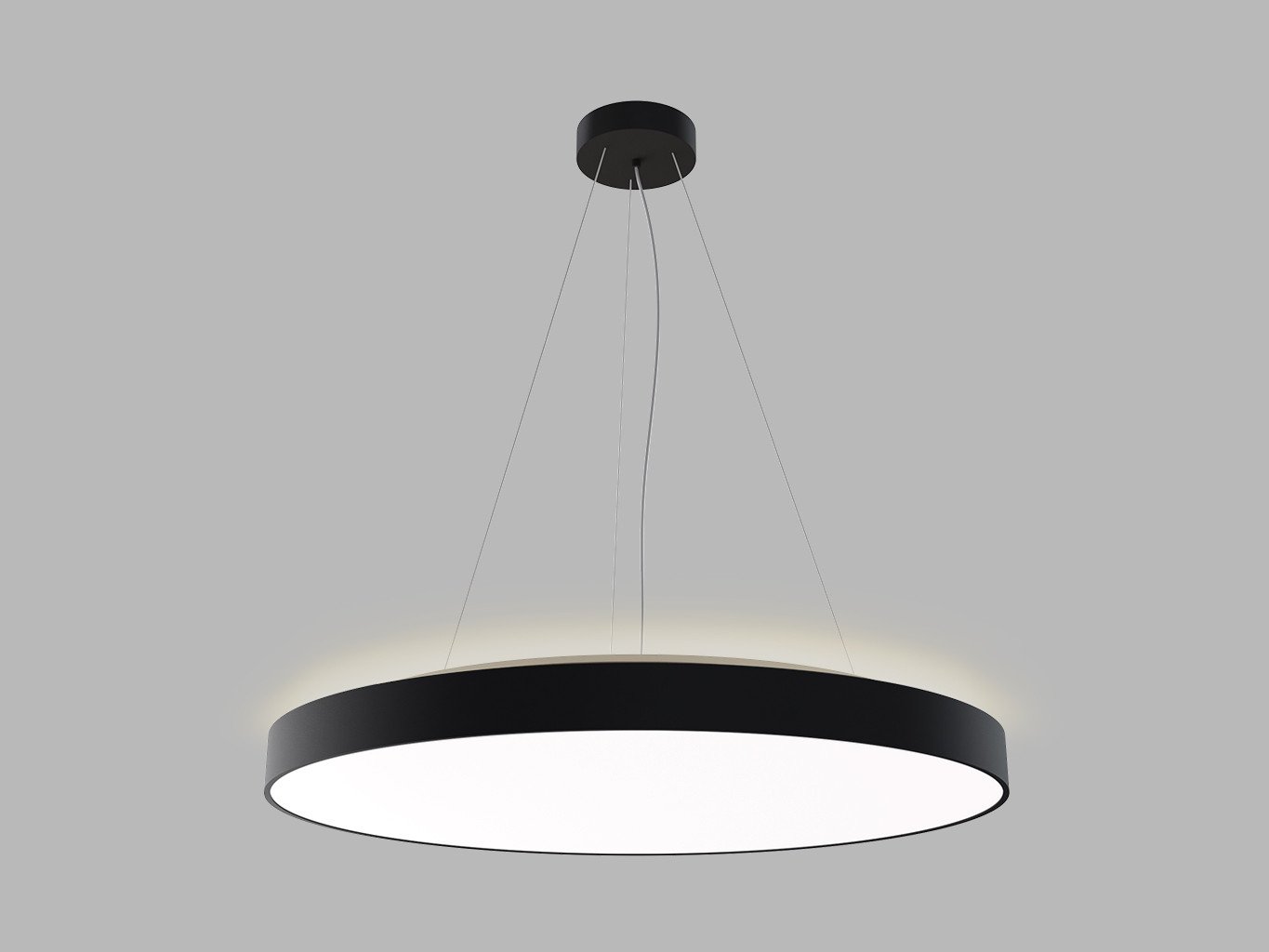 LED2 3275773DT LED2 Závěsné svítidlo RINGO II 80 P/N-Z, B TRIAC 80+12W 2700K/3000K/4000K černá - LED2 Lighting