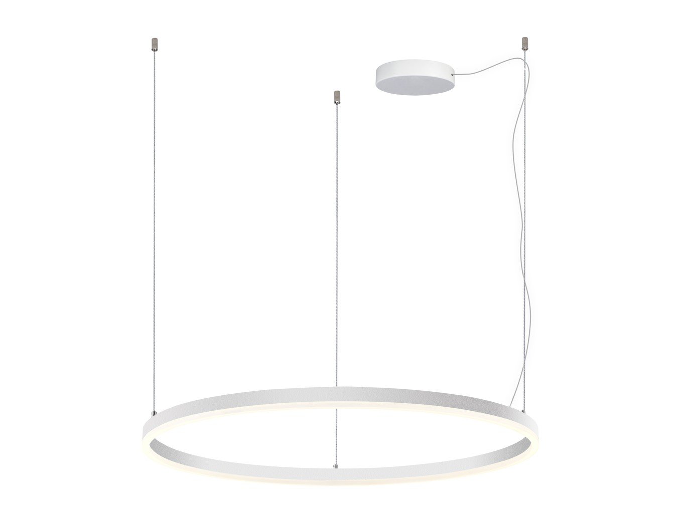 LED2 3276271DTW LED2 Závěsné svítidlo CIRCLE 80 P-Z/ST, W DALI TW/PUSH TW 62W 2700K-4000K bílá - LED2 Lighting (obrázek 3)