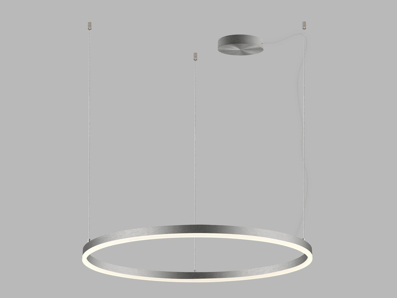 LED2 3276276DTW LED2 Závěsné svítidlo CIRCLE 80 P-Z/ST, N DALI TW/PUSH TW 62W 2700K-4000K matný nikl - LED2 Lighting
