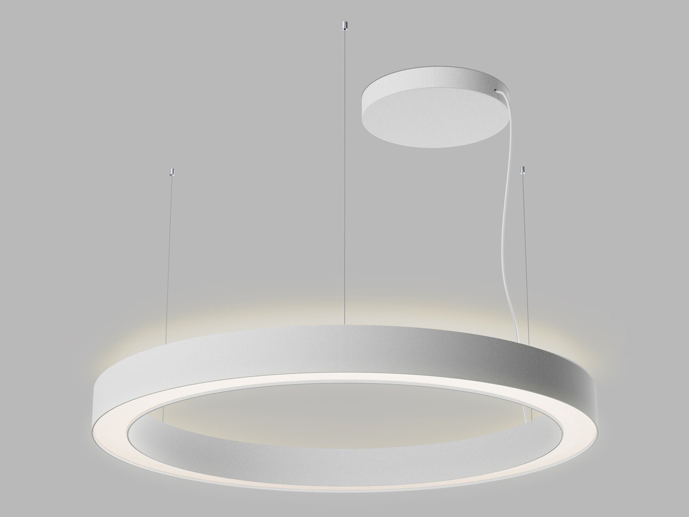 LED2 3276571DTW LED2 Závěsné svítidlo SATURN SLIM II 100 P/N-Z, W DALI TW 120W (80+40) 2700K-4000K bílá - LED2 Lighting