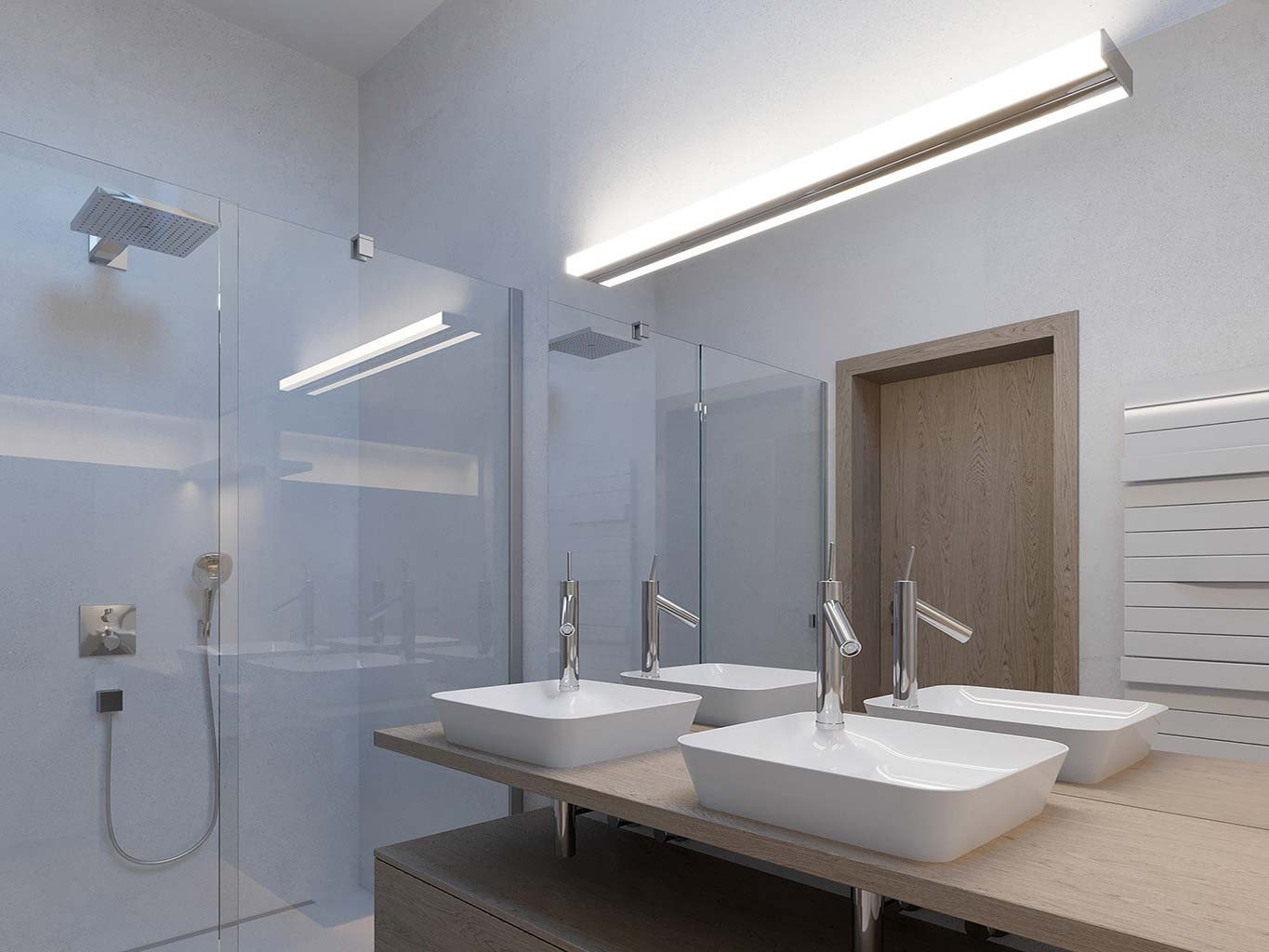 LED2 4071055CSTW LED2 Nástěnné svítidlo QUADRA 120 CASAMBI TW 24W 3000K-4000K chrom - LED2 Lighting (obrázek 8)